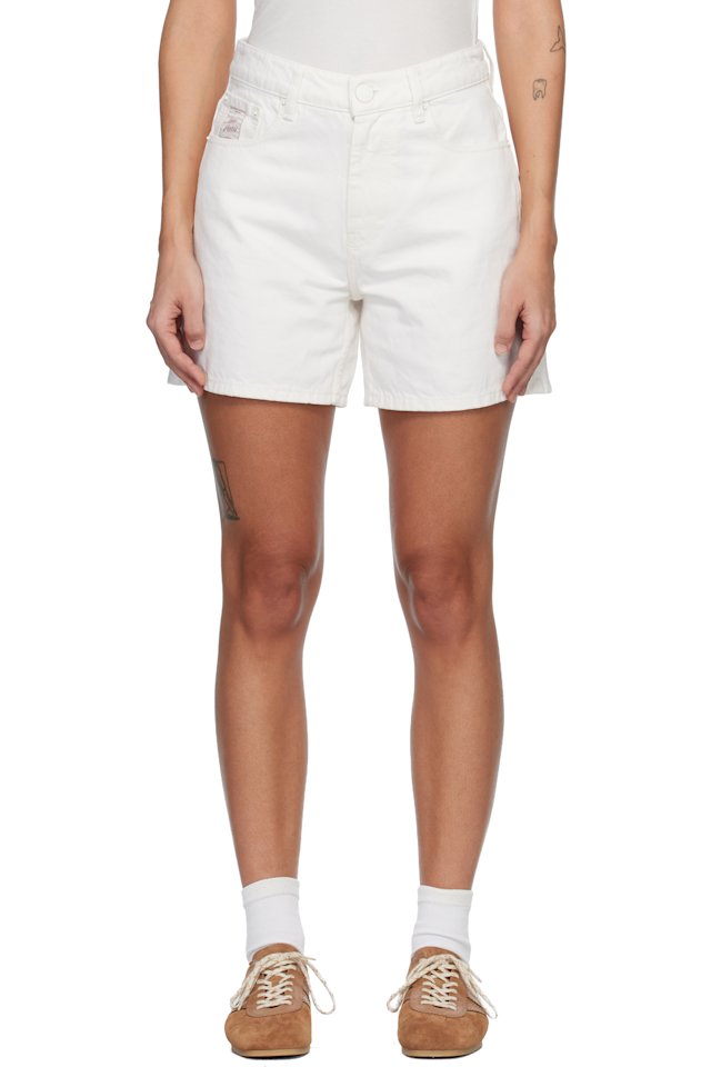 AMI Paris — White 'Ami Paris Heritage' Denim Shorts