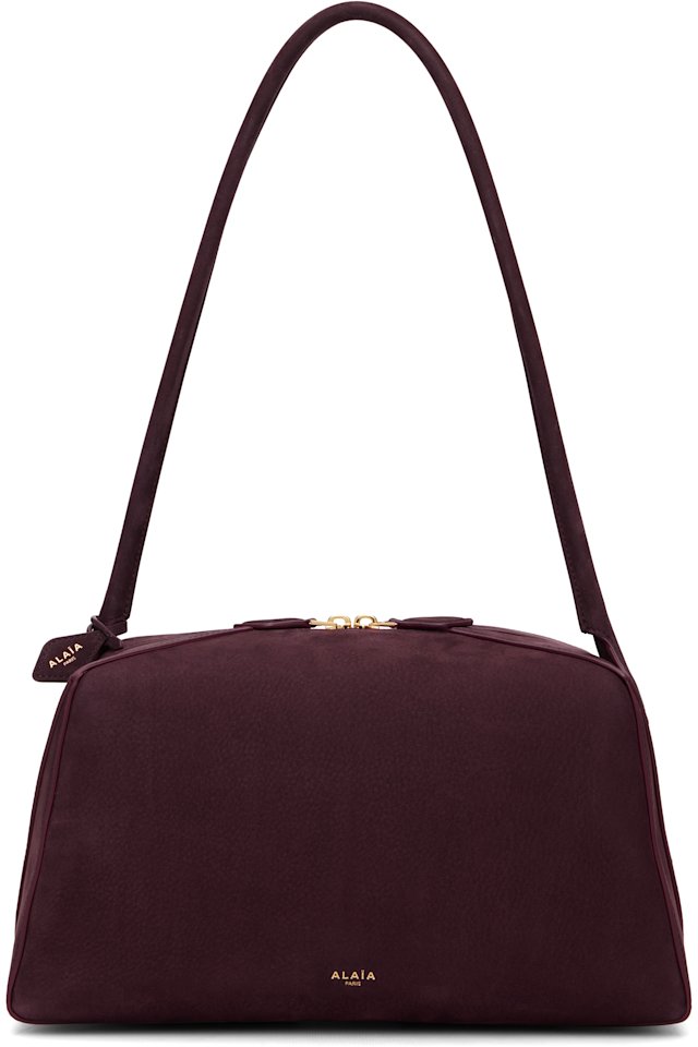 ALAÏA — Burgundy 'Le Bouledogue' Bag
