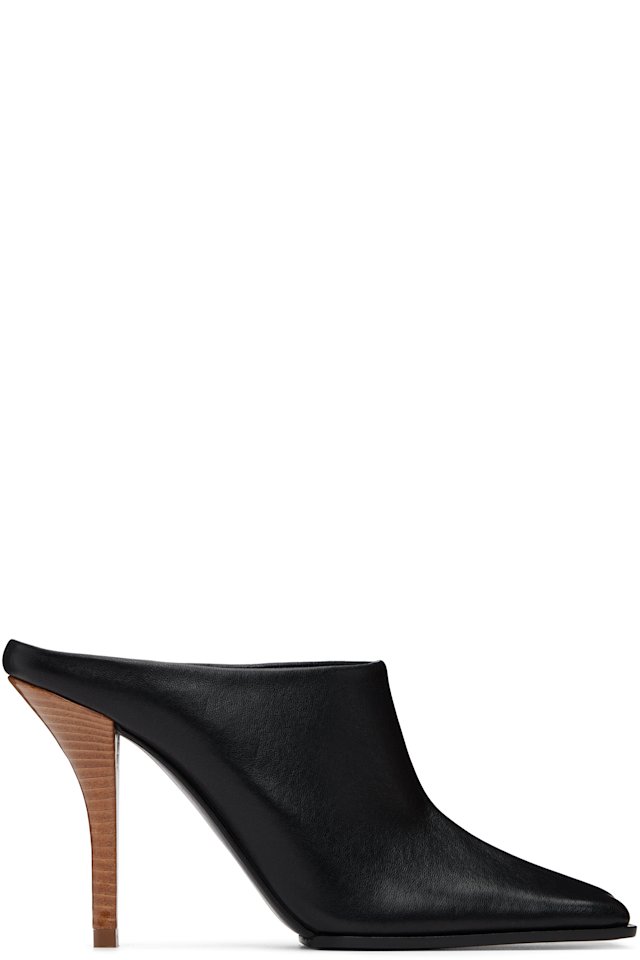 ALAÏA — Black Mule Heels