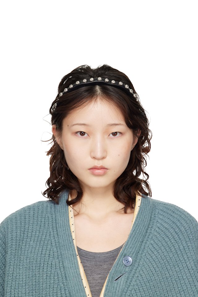 Toga Pulla — Black Leather Headband