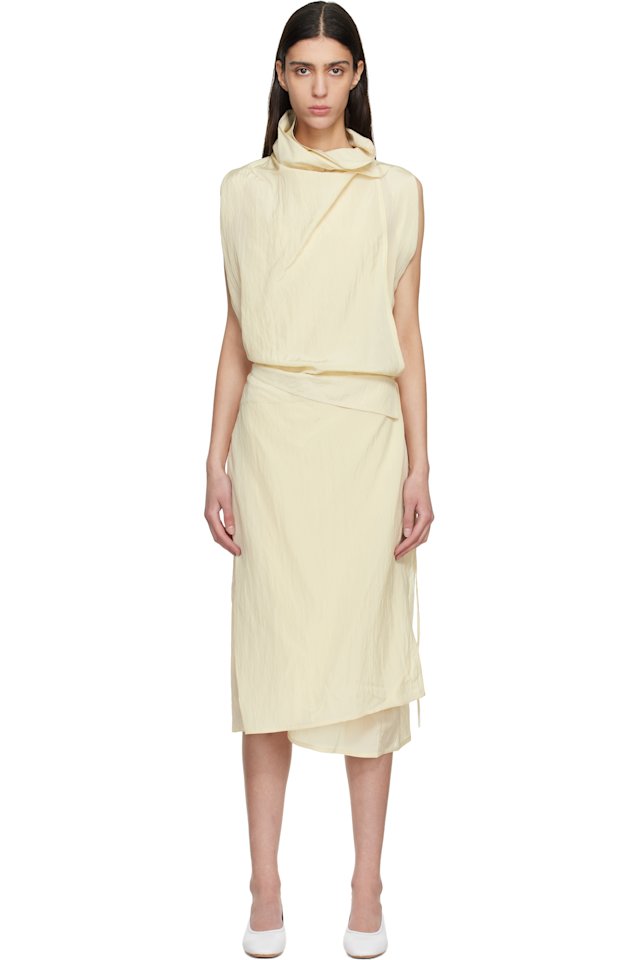 LE17SEPTEMBRE — Off-White Celia Wrap Midi Dress