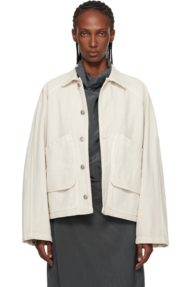 LE17SEPTEMBRE — Off-White Garment-Dyed Denim Hunting Jacket