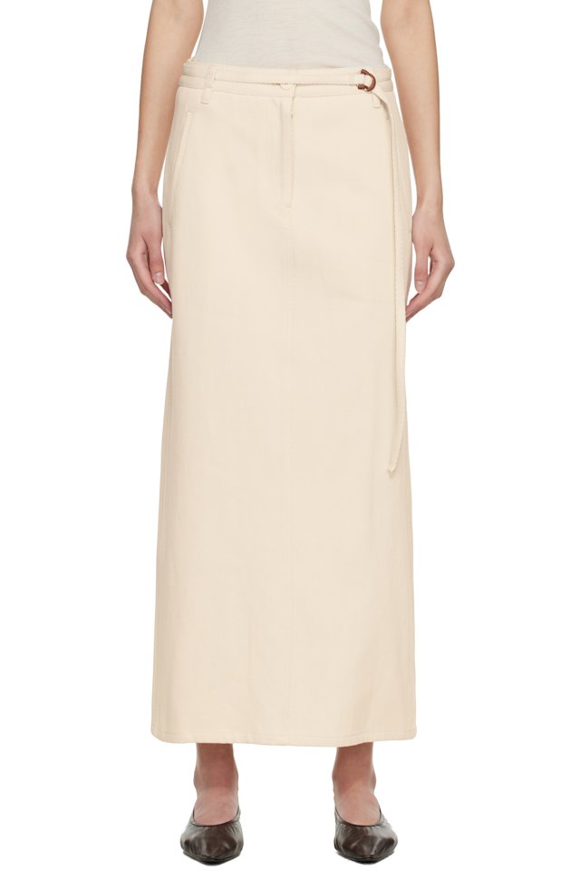 LE17SEPTEMBRE — Off-White Tessa Belted Maxi Skirt