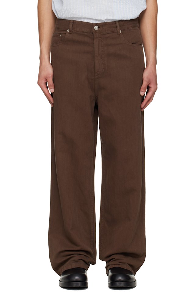 LE17SEPTEMBRE — Brown Straight Jeans