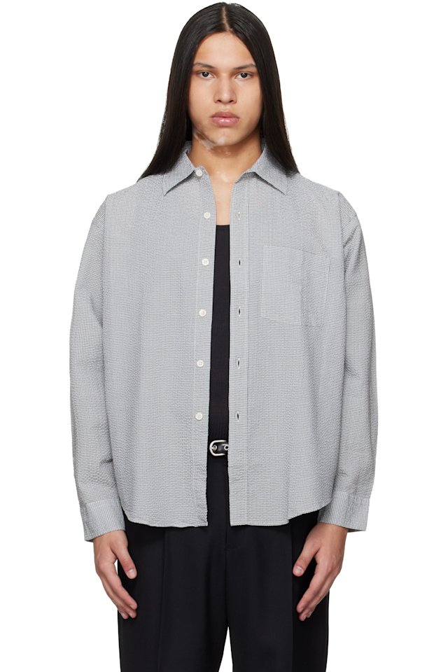 mfpen — Gray Executive Shirt