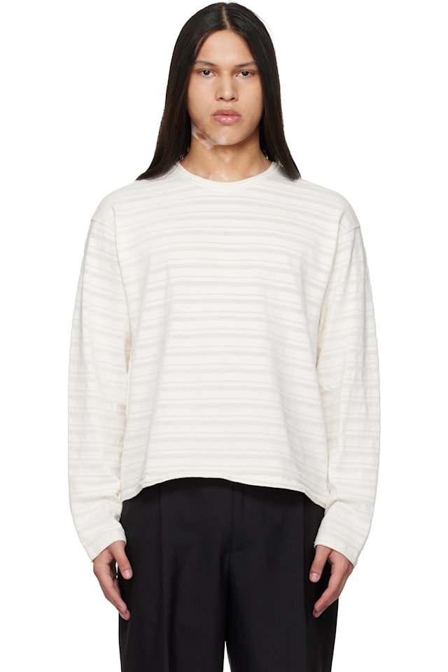 mfpen — Off-White Round Neck Sweater