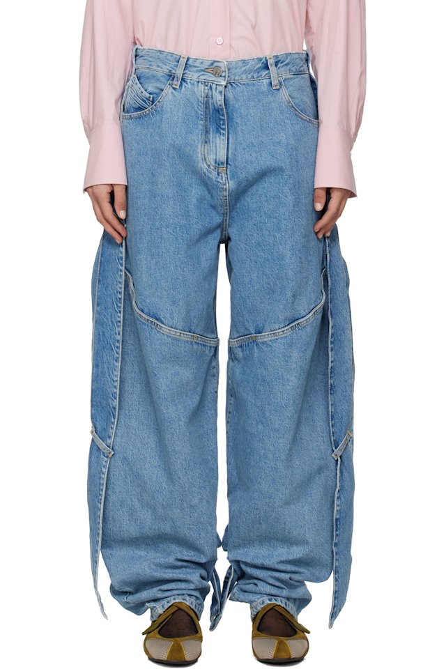 The Attico — Blue Long Jeans