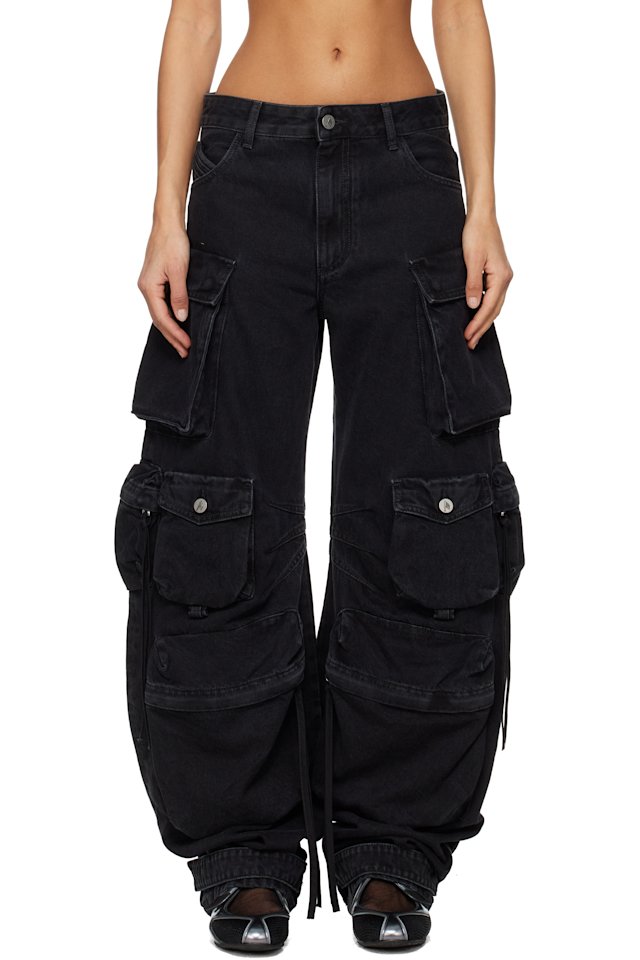 The Attico — Black Fern Jeans