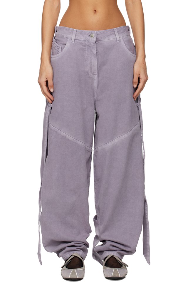 The Attico — Purple Long Jeans