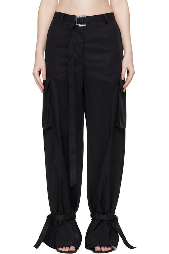 The Attico — Black Long Trousers
