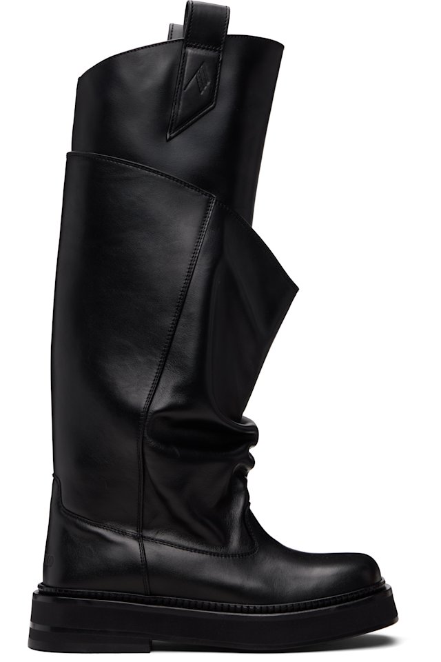 The Attico — Black New Robin Passeggiata Combat Boots