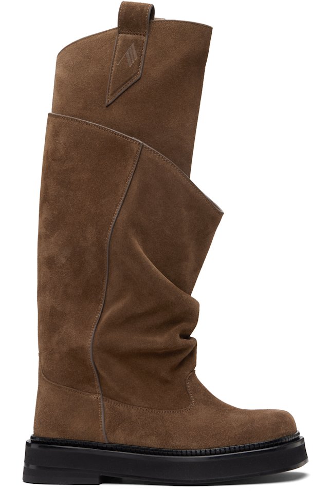 The Attico — Tan New Robin Passeggiata Combat Boots
