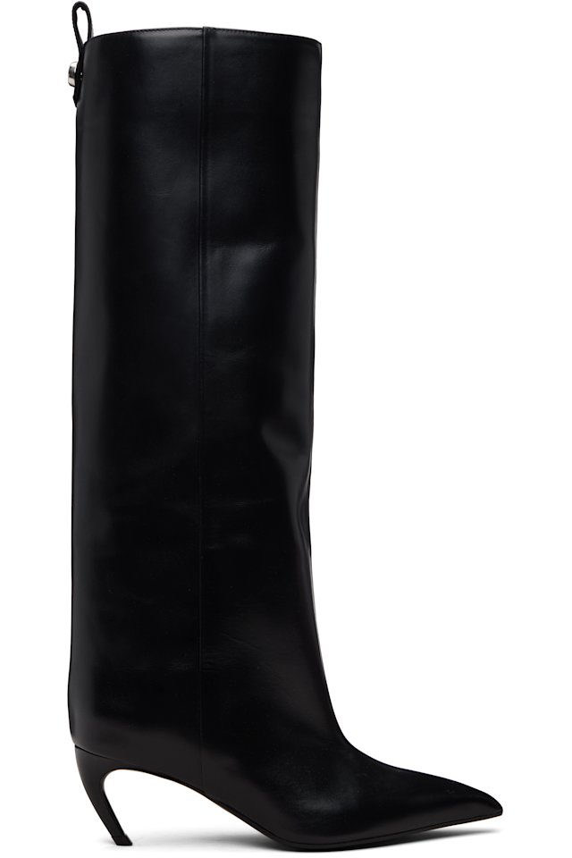 The Attico — Black Lea Tall Boots