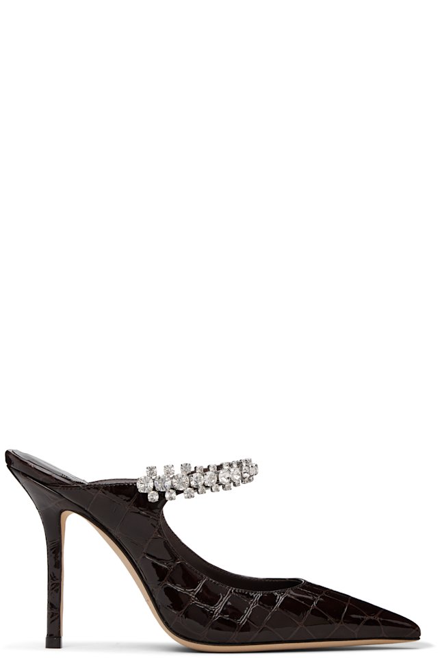 Jimmy Choo — Brown Bing 100 Heels