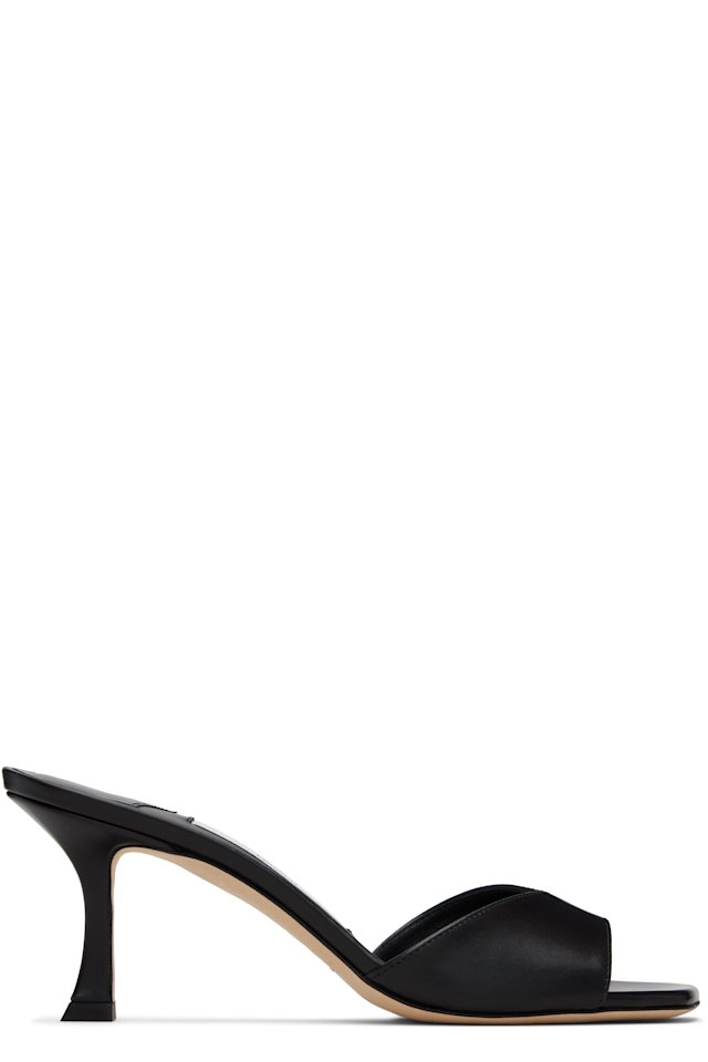 Jimmy Choo — Black Skye 70 Heeled Sandals