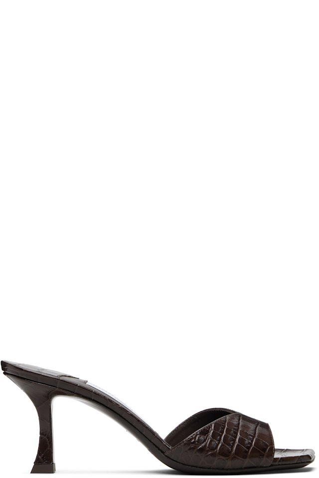 Jimmy Choo — Brown Skye 70 Heeled Sandals