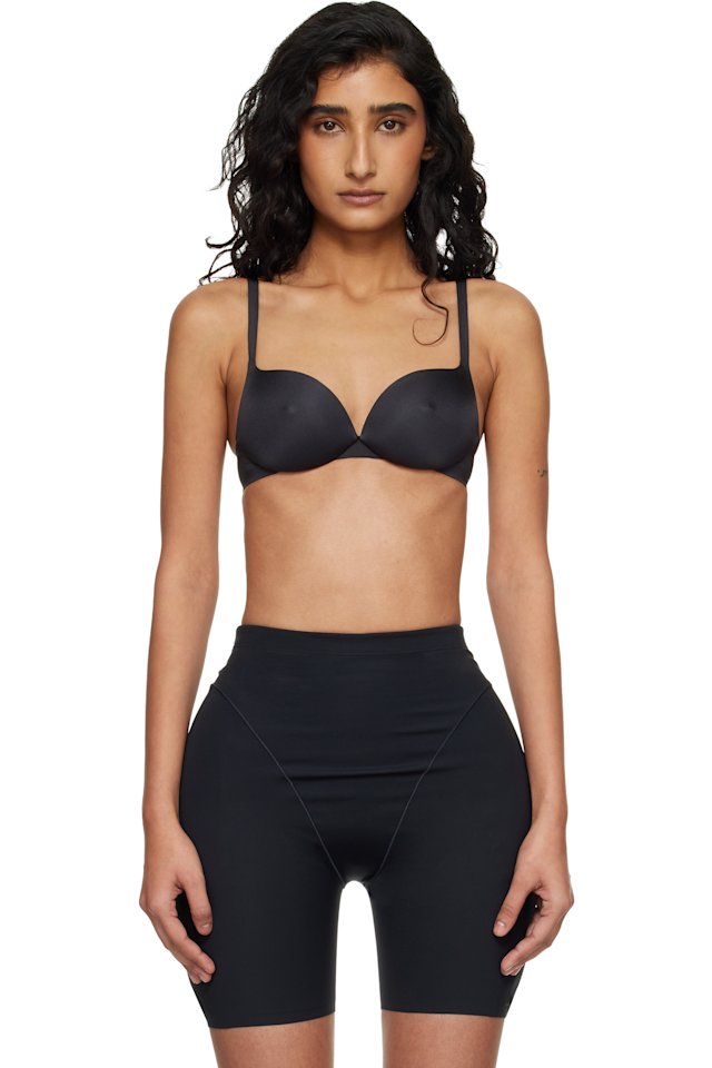 SKIMS — Black SKIMS Ultimate Nipple Wireless Push-Up Bra