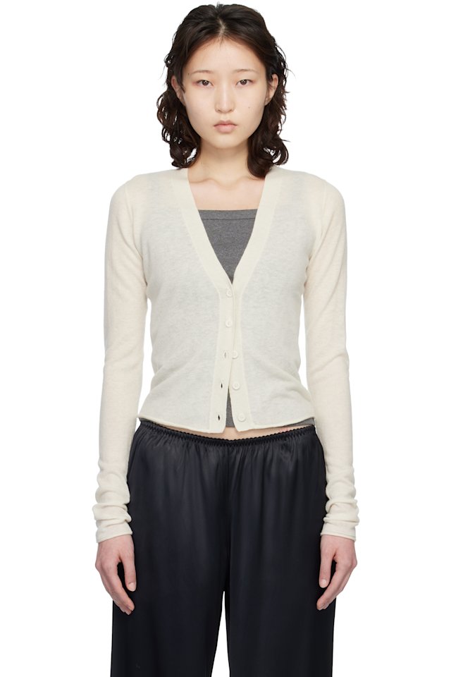 SKIMS — Off-White Featherweight Cashmere Cardigan