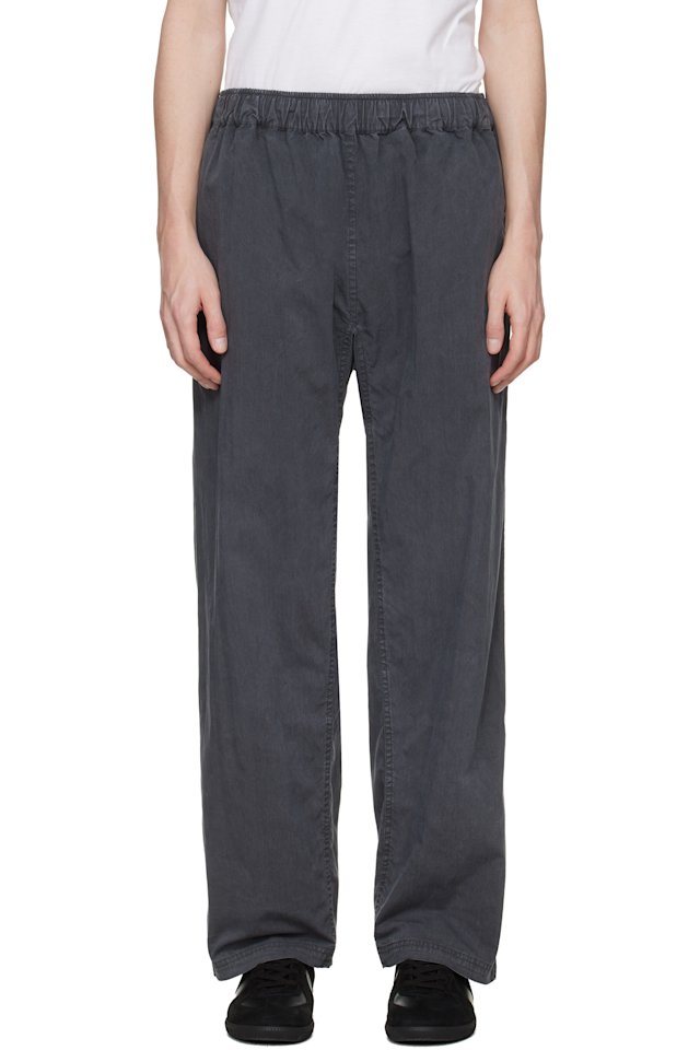 SKIMS — Gray Woven Pull-On Trousers