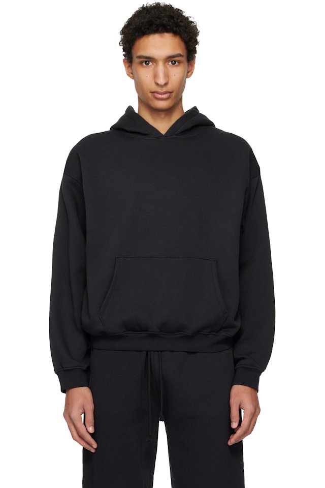 SKIMS — Black Fleece Lounge Relaxed Hoodie