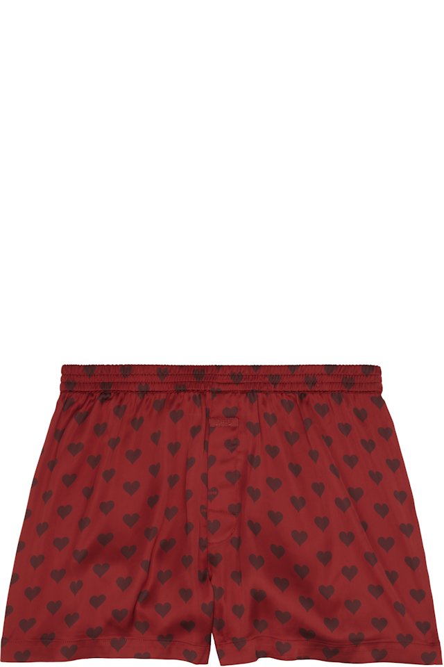 SKIMS — Red Sleep Sateen Boxers
