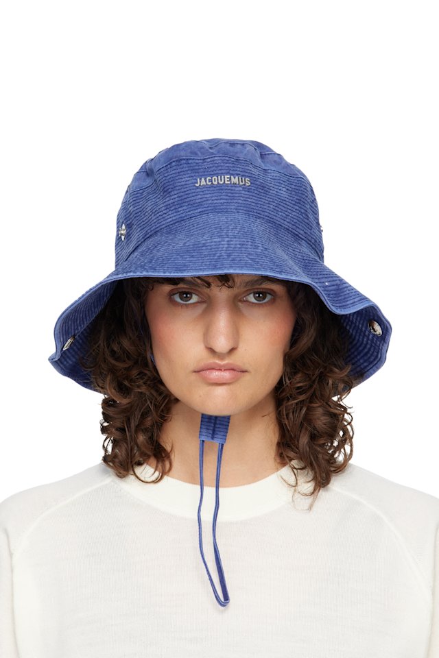 JACQUEMUS — Blue 'The de-Nîmes denim' Bucket Hat