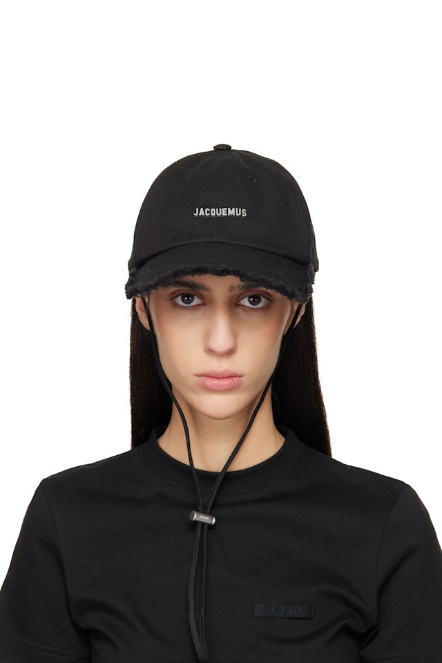 JACQUEMUS — Black Les Classiques 'The Artichaut' Denim Cap
