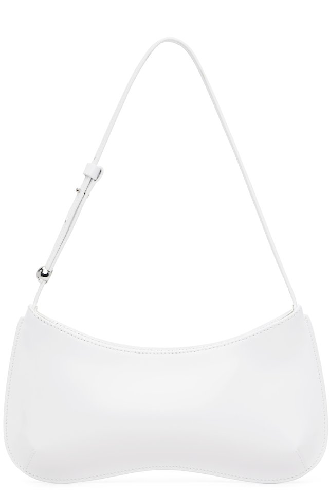 JACQUEMUS — White 'The Bisou' Bag