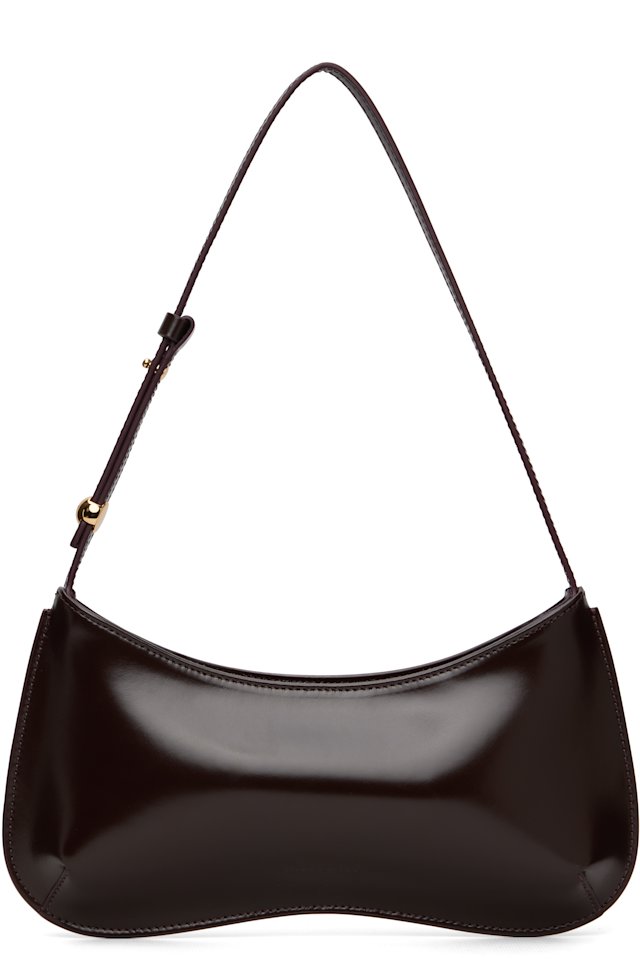 JACQUEMUS — Burgundy 'The Bisou' Bag