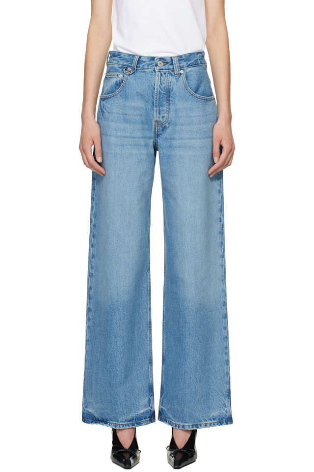 JACQUEMUS — Blue Le Paysan 'Le de-Nîmes Large' Jeans