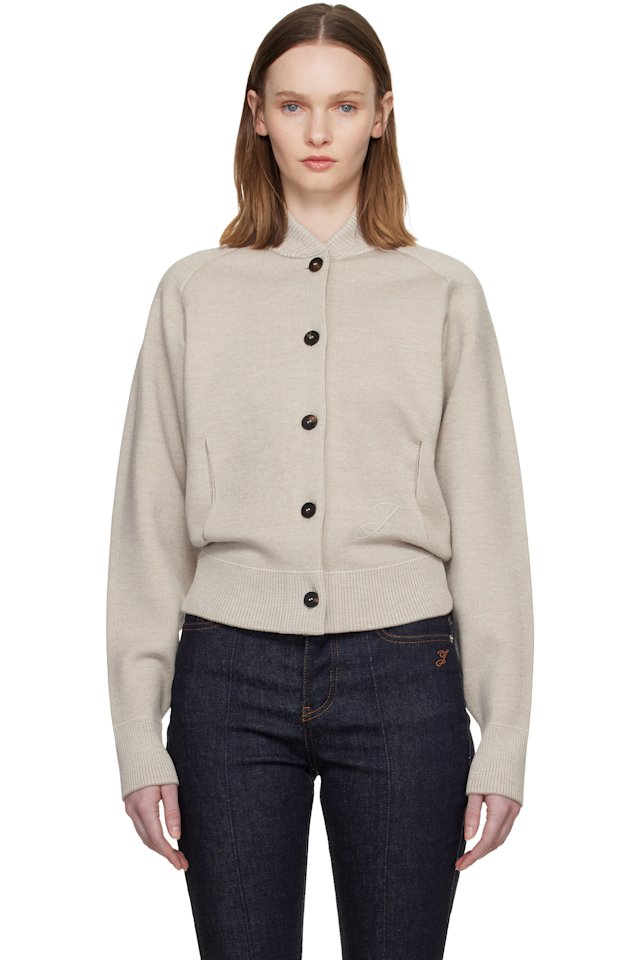 JACQUEMUS — Beige 'The Lavande' Cardigan