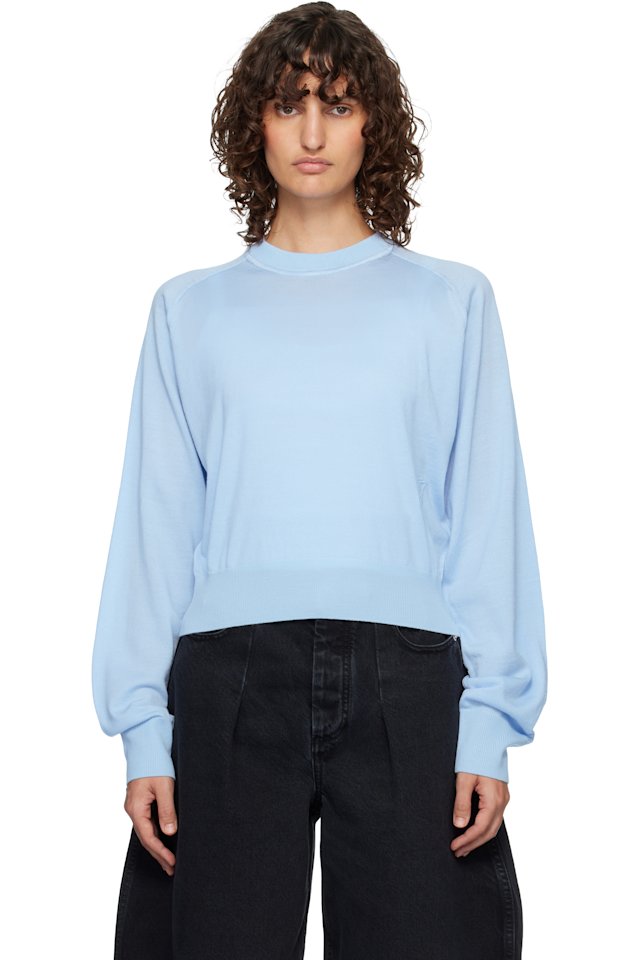 JACQUEMUS — Blue 'The J' Sweater