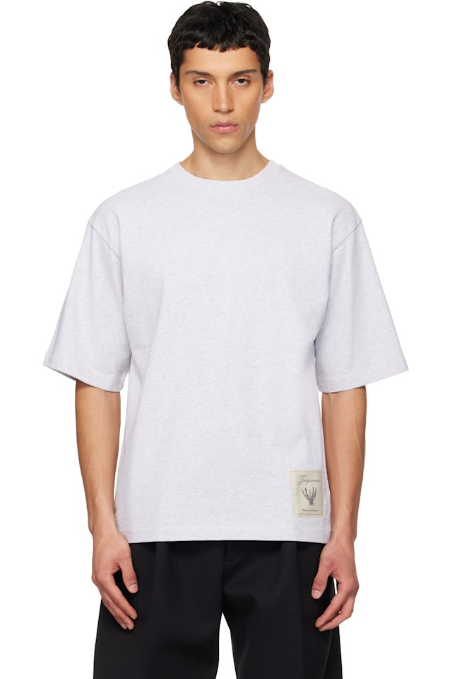 JACQUEMUS — Gray 'The Torneo short-sleeve' T-shirt