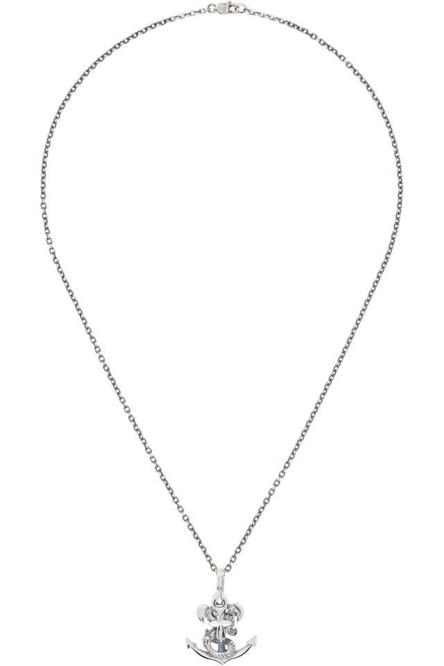 YOHJI YAMAMOTO — Snake Anchor Pendant Necklace