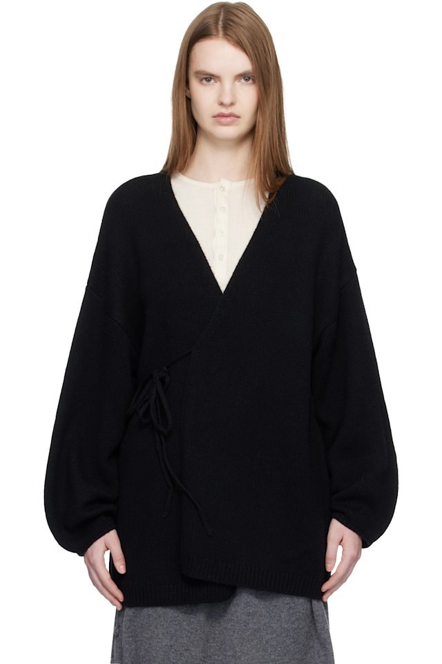 LISA YANG — Black 'The Laurina' Cardigan