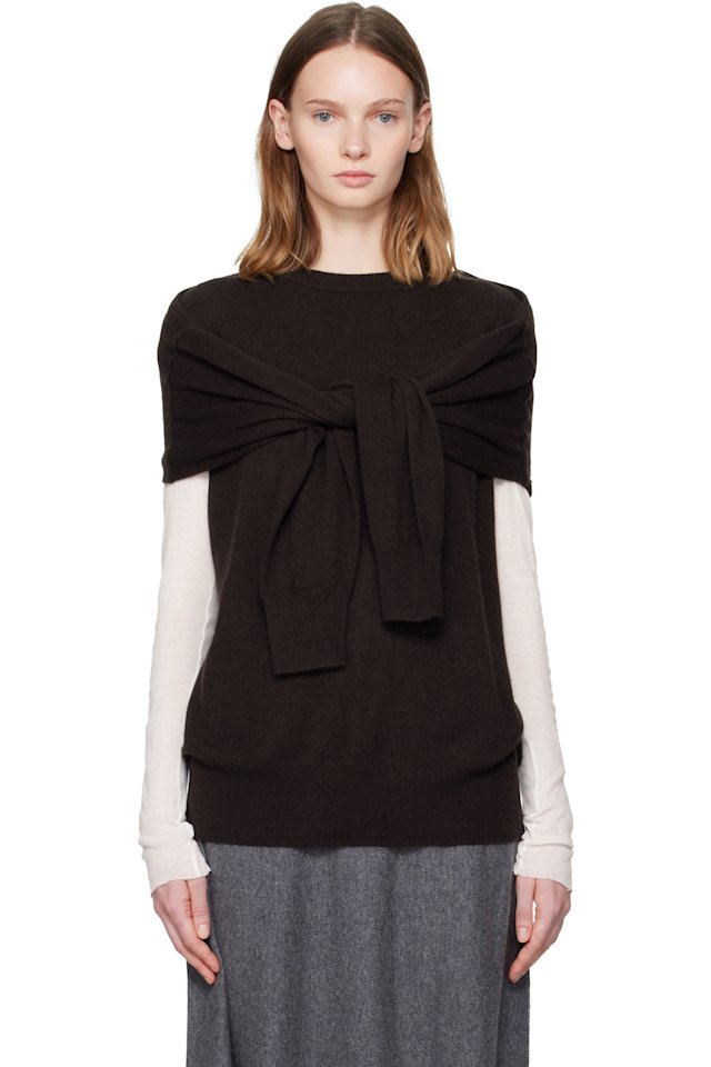 LISA YANG — Brown Othelia Sweater