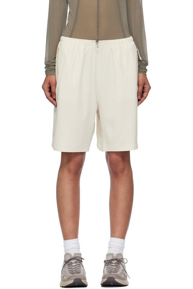 On — Off-White Basketball Shorts