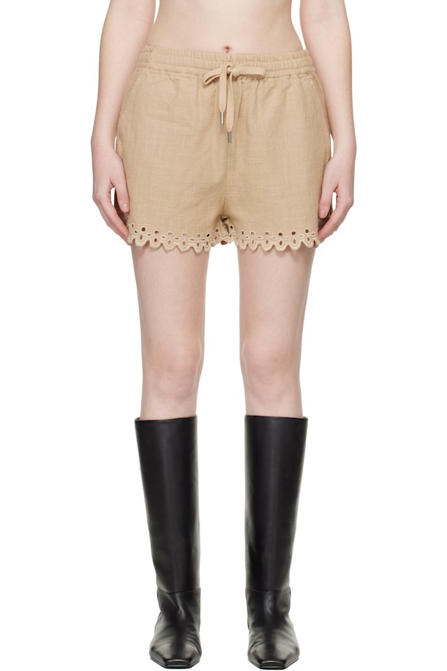 Isabel Marant Etoile — Brown Balyme Shorts