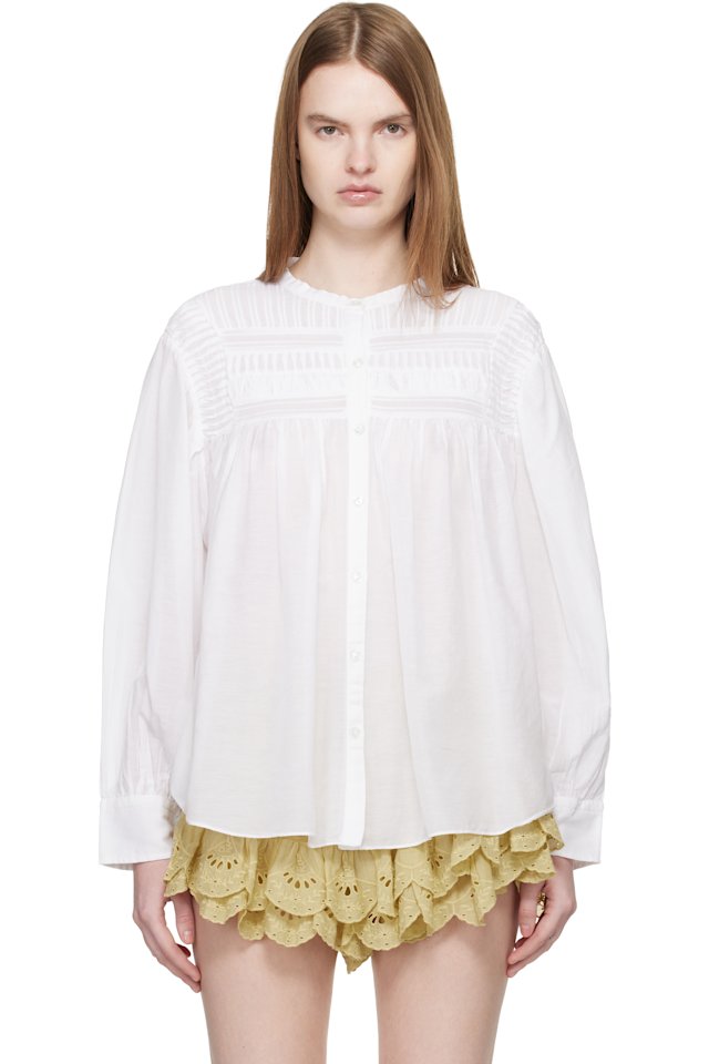 Isabel Marant Etoile — White Plalia Blouse