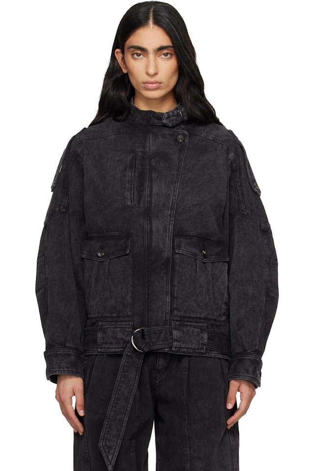 Isabel Marant — Black Isalya Denim Jacket