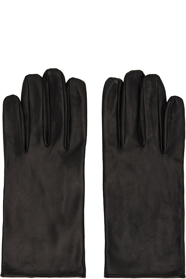Ernest W. Baker — Black Leather Gloves