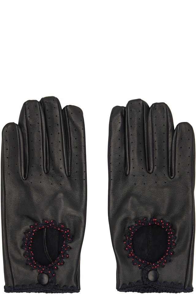 Ernest W. Baker — Black Driving Gloves