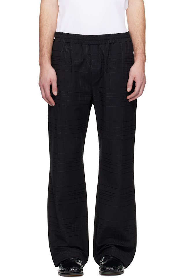 Ernest W. Baker — Black Straight Fit Track Pants
