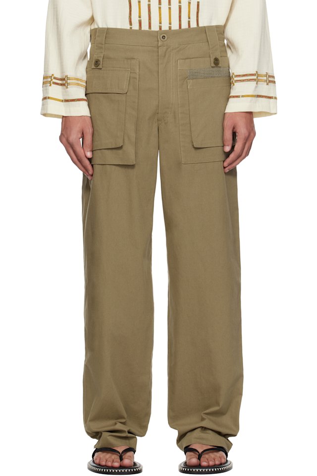 Isabel Marant — Khaki Ezio Trousers