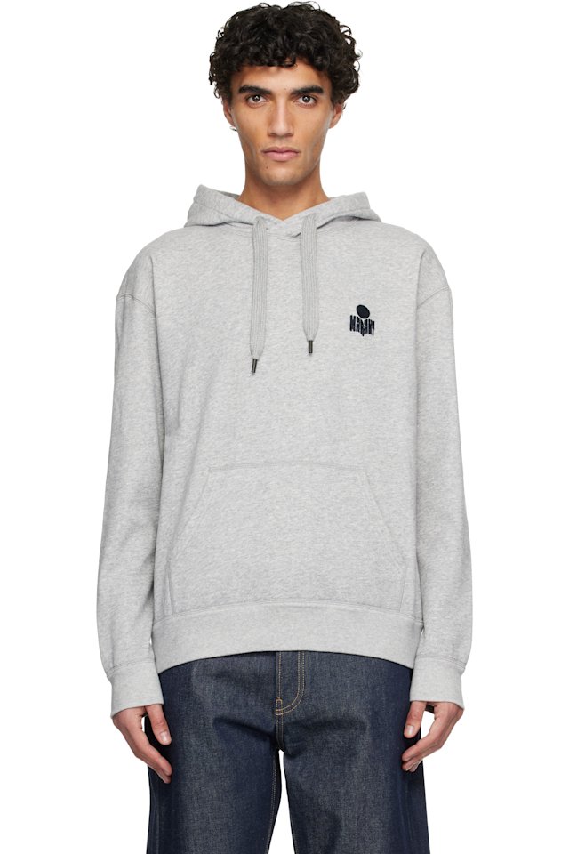 Isabel Marant — Gray Matte Hoodie