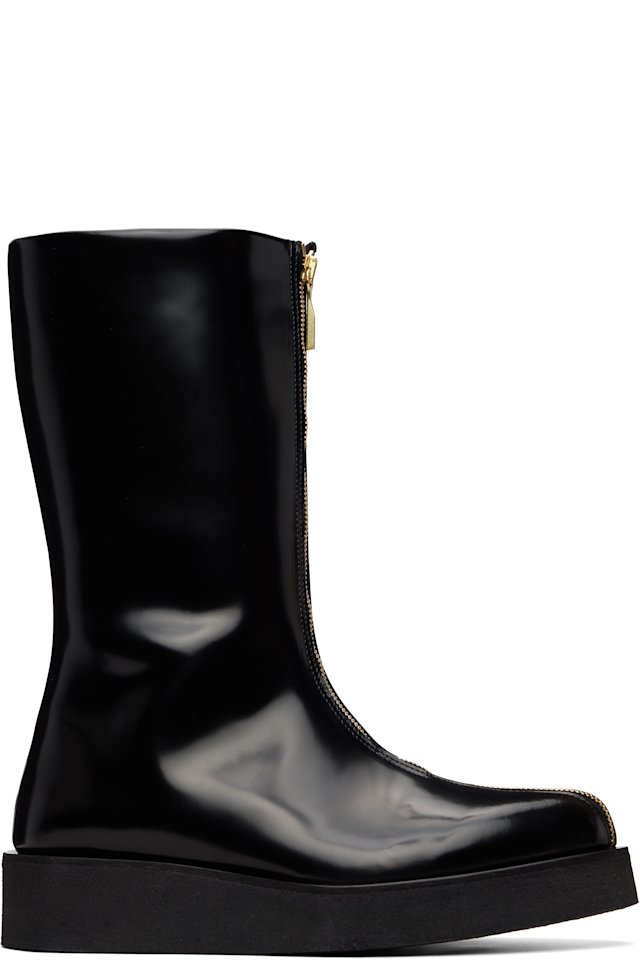 Ernest W. Baker — Black Zipp Boots