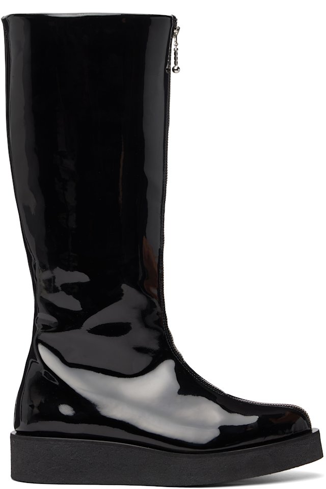 Ernest W. Baker — Black High Zip Boots