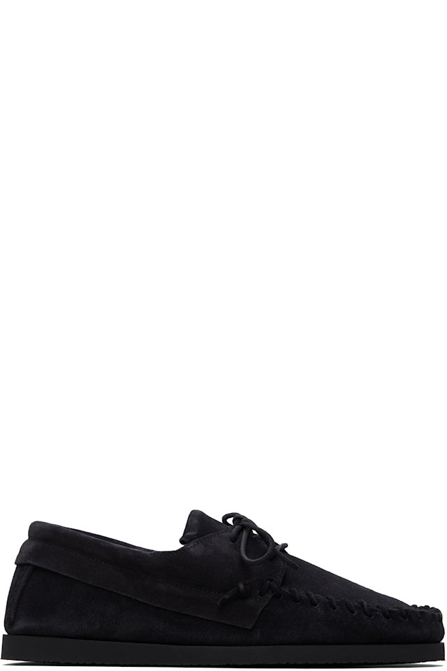 Isabel Marant — Black Suede Fenlis Loafers