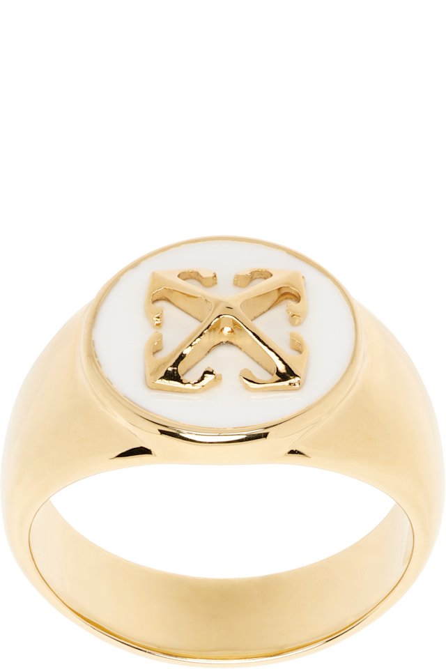 Off-White — Round Arrow Ring