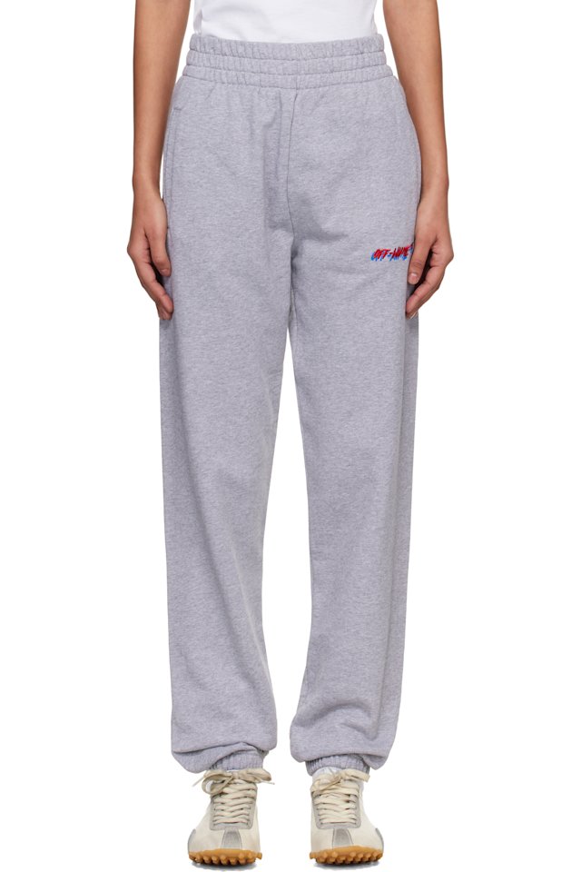 Off-White — Gray Shadow Cuff Lounge Pants